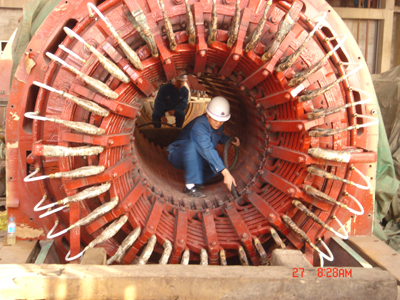 QFS-125-2 125MW發(fā)電機(jī)定子大修