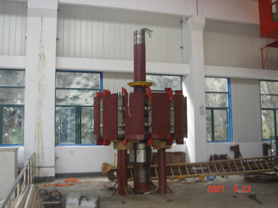 水電站發(fā)電機(jī)轉(zhuǎn)子維修